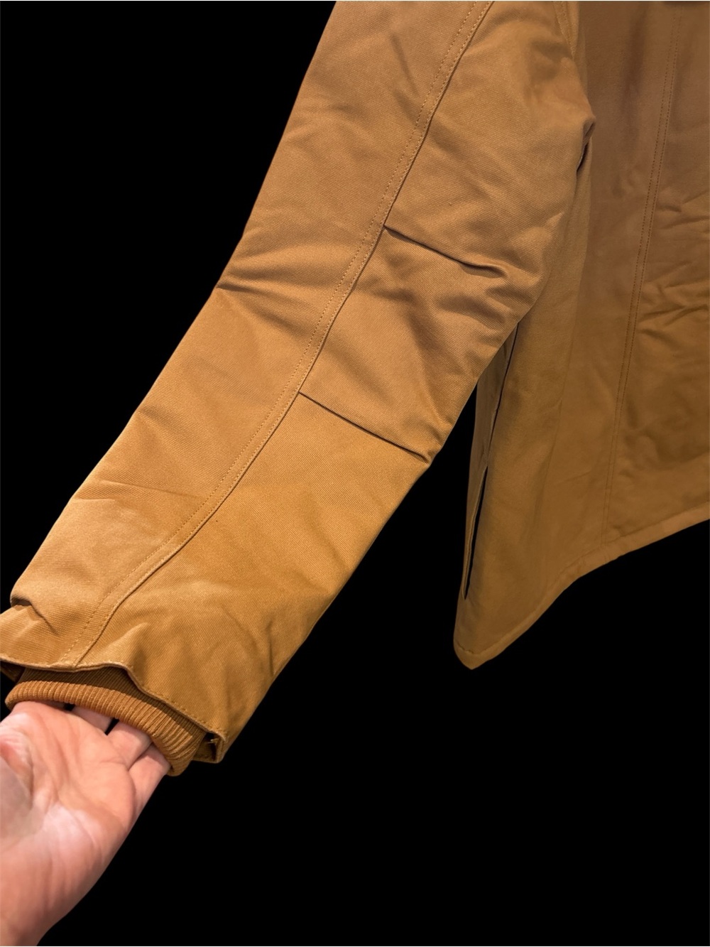 Dickies Brown Jacket with Grey Hood - Picture 3 of 5